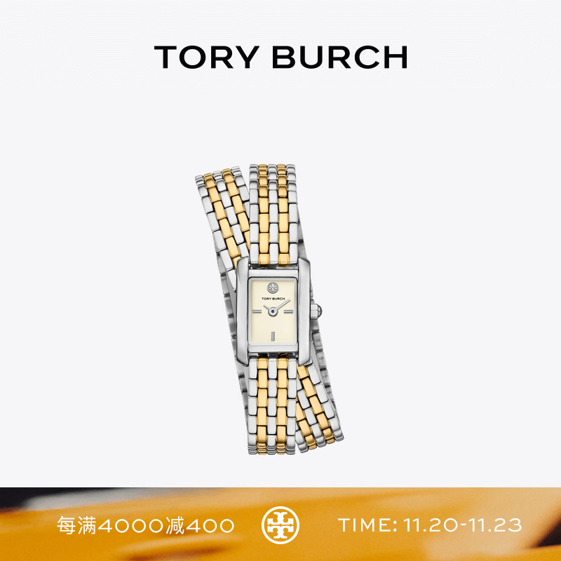 TORY BURCH 汤丽柏琦 ELEANOR 迷你双圈腕表手表 TBW1093