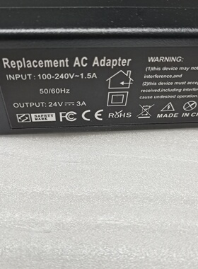 EA10681P-240 TSC TTP-244 342 24V2.5A标签条码打印机电源适配器