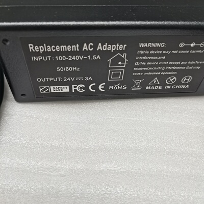 TSC TE244 TE344打印机 电源适配器24V2.5A充电器电源线粤海通用