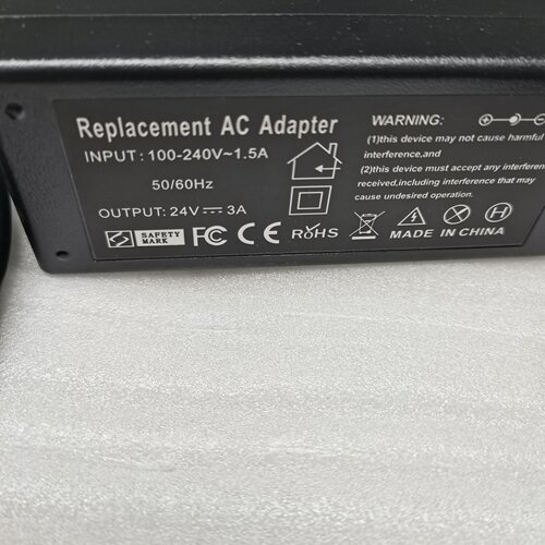 TSC TTP244Plus243E342E pro条码打印机电源适配器充电器线24V