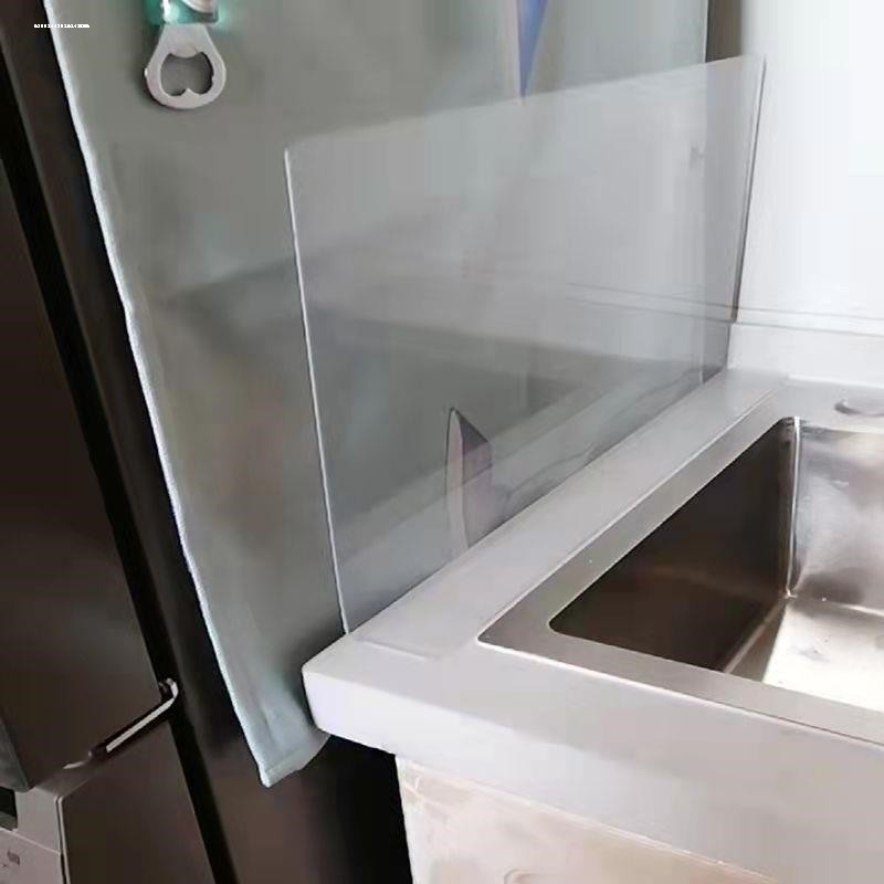 水槽挡水板厨房家用洗碗水池沥水防溅水神器防隔水挡板挡水条台面图片