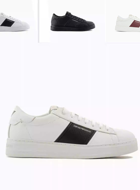 Armani/阿玛尼AX 男士潮牌时尚简约舒适低帮休闲鞋 XUX219 XV857