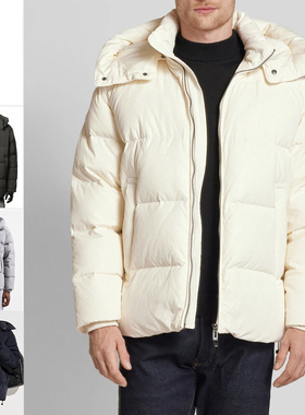 Armani/阿玛尼EA 男士时尚加厚保暖连帽外套羽绒服 6D1B83 1NVDZ