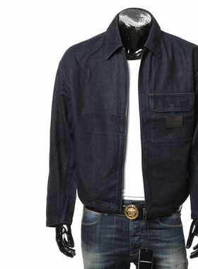 Armani/阿玛尼EA 男士时尚休闲牛仔夹克外套 EM001149 AF13428