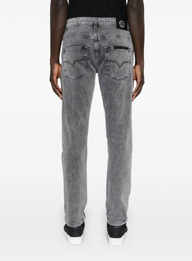 Versace/范思哲VJ 男士做旧水洗修身长裤牛仔裤 77GAB5D0 CDW27