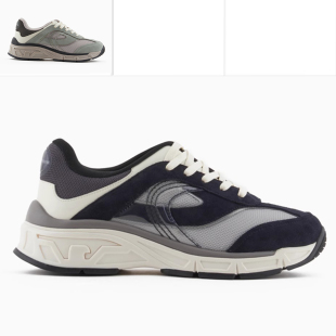 阿玛尼EA X4X674 男士 休闲低帮老爹鞋 XR202 潮牌时尚 Armani