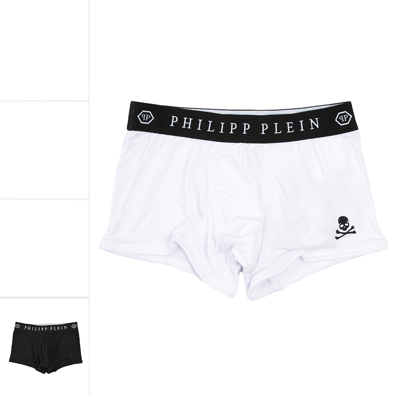 PHILIPP PLEIN PP 潮牌 男士休闲骷髅头平角内裤 MUY0296 PTE003N 女士内衣/男士内衣/家居服 男平角内裤 原图主图