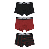 Boss黑标 四角内裤 男士 Hugo 时尚 舒适3件装 50517836 10260694
