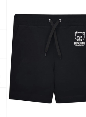 moschino/莫斯奇诺男士时尚潮牌经典小熊运动休闲短裤A6811 4422