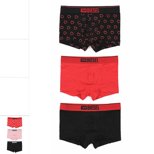 男士 A17805 休闲潮牌舒适3件装 平角内裤 0KNCD 四角裤 Diesel迪赛