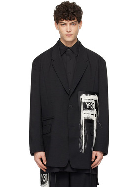 Y3 Y-3 海外直邮 男士潮牌时尚休闲中长款西装外套夹克 JM3358