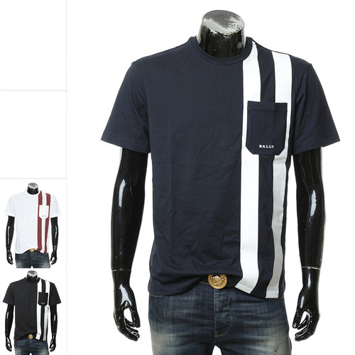 巴利男士休闲百搭短袖T恤