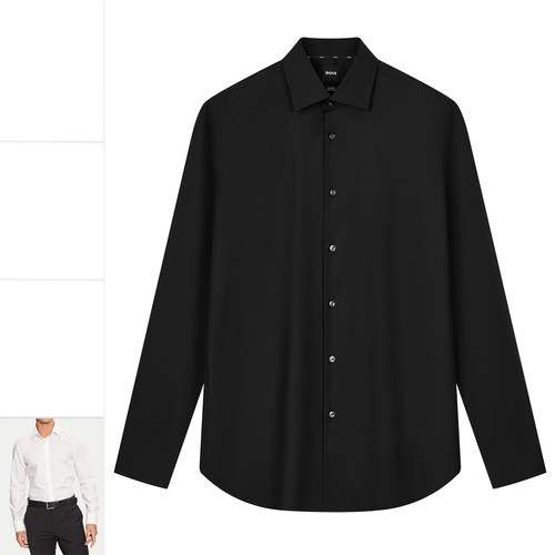 HugoBoss黑标男士修身商务衬衫