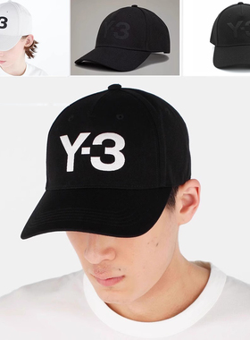 Y3 Y-3 潮牌刺绣 男士字母LOGO印花时尚棒球帽帽子 H62981