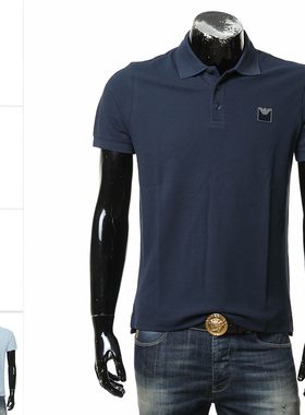 Armani/阿玛尼EA 男士鹰标时尚休闲短袖POLO衫 EM000571 AF12336