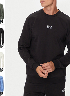 Armani/阿玛尼EA7 男士潮牌时尚休闲圆领套头卫衣 8NPM30 PJVRZ