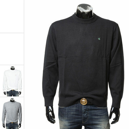 Calvin Klein Jeans CK 男士时尚休闲圆领保暖针织衫 LV04RC309G