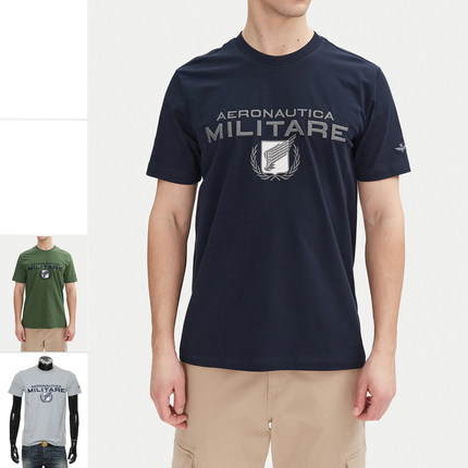 Aeronautica Militare AM 空军 男士时尚短袖T恤 251TS2379J674