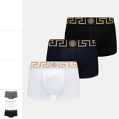 范思哲男士 奢华美杜莎3件装 四角内裤 Versace AU10326 1A10011