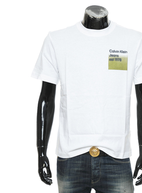 Calvin Klein Jeans CK 男士时尚休闲圆领短袖T恤 J30J327080