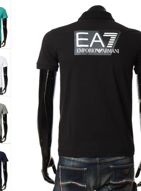 Armani/阿玛尼EA7 男士时尚休闲修身短袖POLO衫 3DPF16 PJ03Z