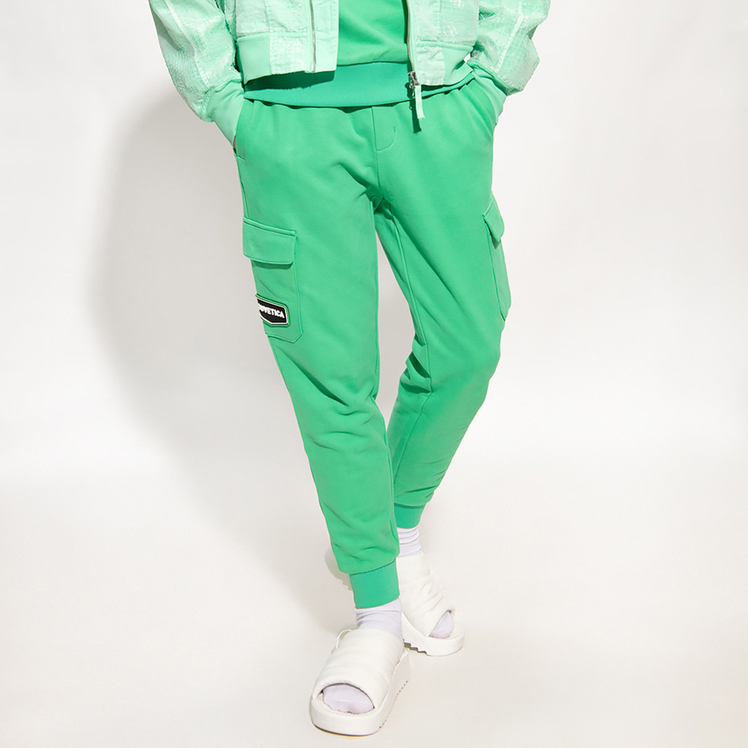 duvetica杜维迪卡 男士简约纯色系带长裤休闲裤 vusn90131k0001