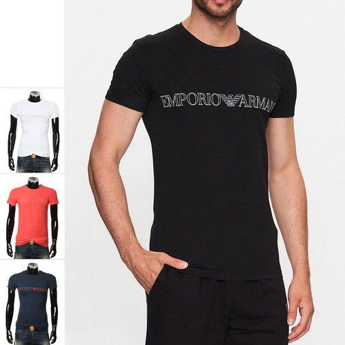 Armani/阿玛尼EA男鹰标短袖T恤