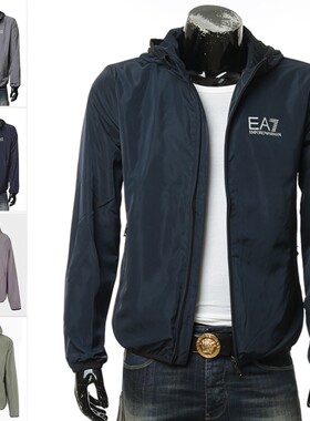 Armani/阿玛尼EA7 男士轻便连帽时尚连帽夹克外套 8NPB22 PNGRZ