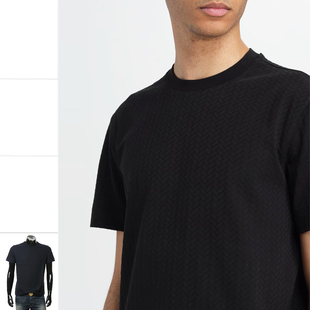 暗格纹鹰标时尚 男士 短袖 T恤 1JGYZ Armani 3D1TC7 阿玛尼EA