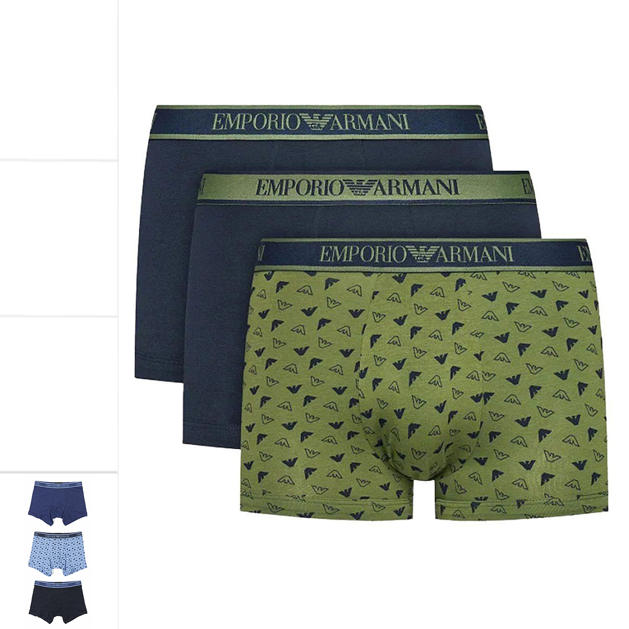 阿玛尼EA男士四角内裤