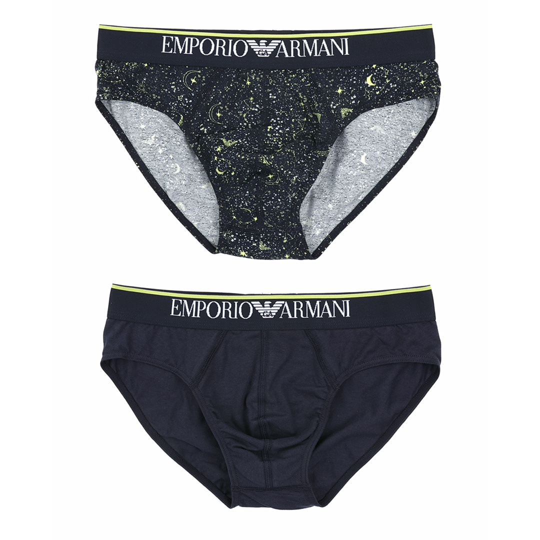 阿玛尼男士2件装三角内裤