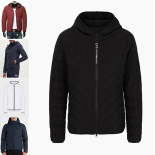 休闲保暖连帽外套羽绒服8NPB14 Armani 时尚 男士 PNE1Z 阿玛尼EA7