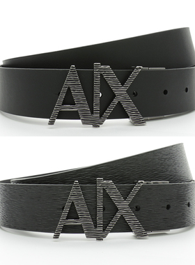 Armani/阿玛尼 AX 男士时尚真皮2面用腰带皮带 951410 4F889