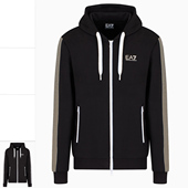 阿玛尼EA7 连帽卫衣 男士 Armani 潮牌时尚 休闲开衫 6DPM29 PJ9FZ