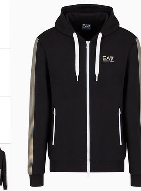 Armani/阿玛尼EA7 男士潮牌时尚休闲开衫连帽卫衣 6DPM29 PJ9FZ