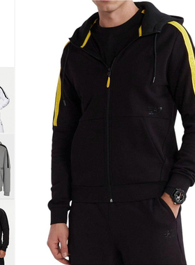 Armani/阿玛尼EA7 男士时尚运动休闲连帽外套卫衣 3DPM88 PJEQZ