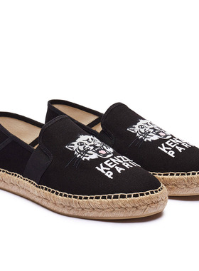 KENZO高田贤三 男士时尚低帮潮牌刺绣虎头渔夫鞋 FF55ES050F83