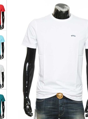 Hugo Boss绿标 男士时尚简约休闲短袖圆领T恤 50469062 10241647