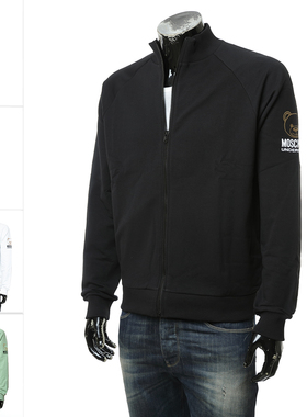 moschino/莫斯奇诺男士潮牌经典小熊开衫卫衣 242V1A1702 4424