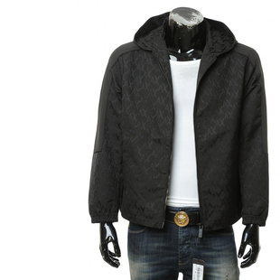 6DZBL1 Armani 潮牌字母印花连帽外套夹克 男士 ZN5YZ 阿玛尼AX