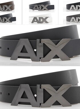 Armani/阿玛尼 AX 男士商务休闲真皮2面用腰带皮带 951058 CC505