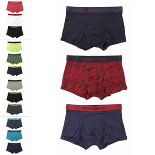 Armani/阿玛尼EA 男士鹰标3件装四角平角内裤 EM000260,AF10800