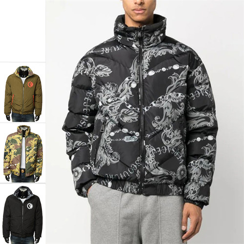 范思哲男2面穿外套羽绒服