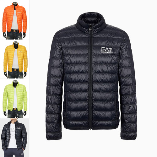 阿玛尼ea7轻便保暖纯色羽绒服