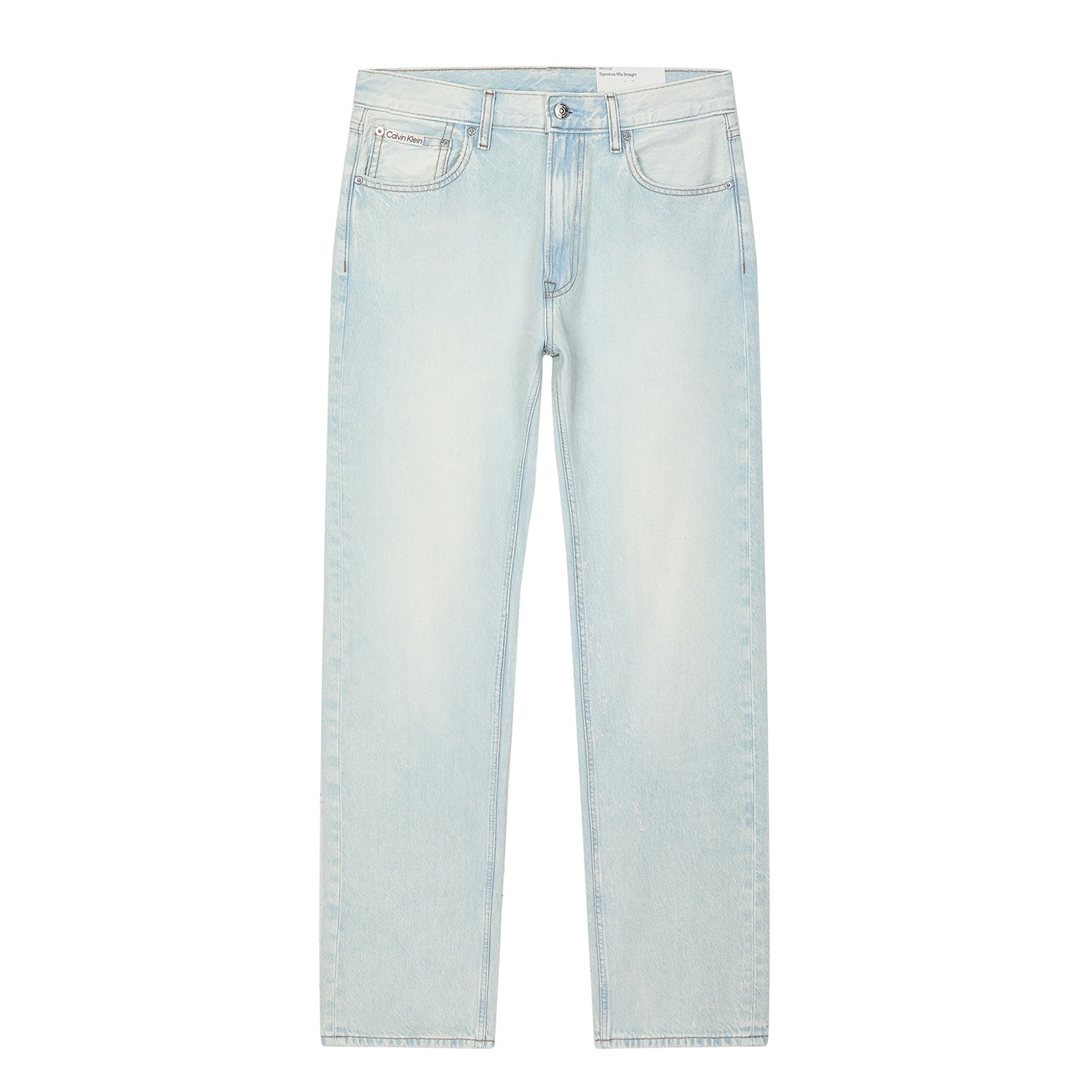Calvin Klein Jeans CK 男士直筒复古水洗长裤牛仔裤 LV04RG700G