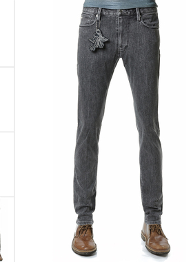 Armani/阿玛尼EA 男士做旧水洗鹰标修身牛仔裤 EM000121 AF17494