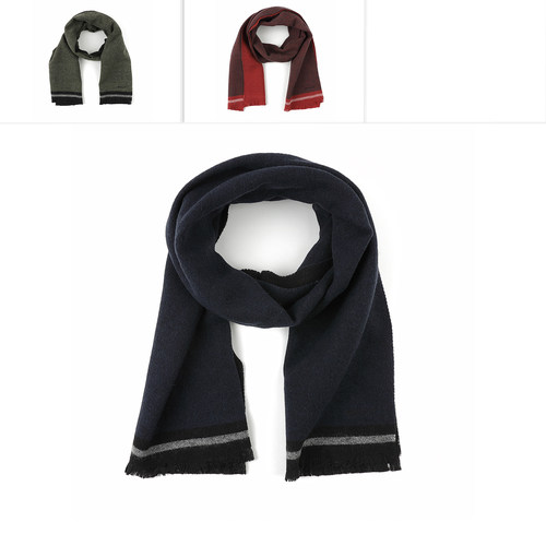 巴利男士潮牌保暖围巾