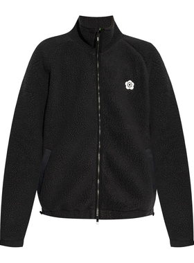 KENZO高田贤三 男士潮牌小花抓绒衣保暖外套夹克 FE65SW2114FC