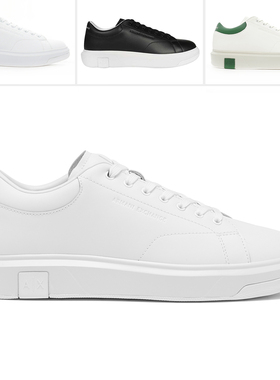 Armani/阿玛尼AX 男士时尚休闲鞋小白鞋低帮鞋 XUX123 XV534