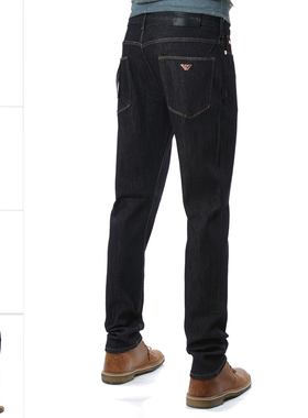 Armani/阿玛尼EA 男士鹰标修身时尚长裤牛仔裤 3R1J06 1DPXZ